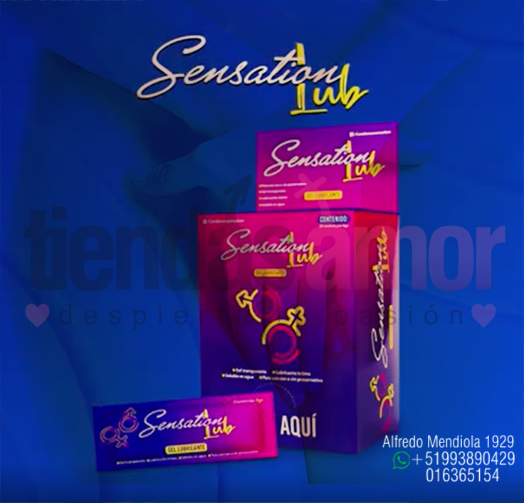 GEL LUBRICANTE A BASE DE AGUA SENSATION LUB